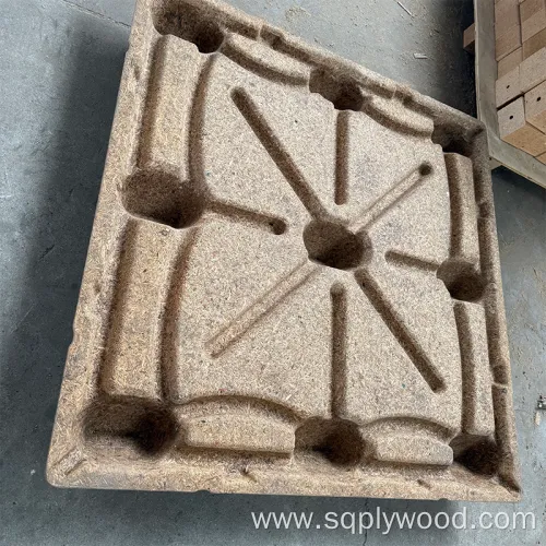 Versatile Compressed Wood Pallet for Forklift and Storage